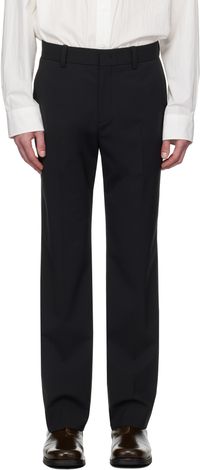 Solid Homme Black Essential Trousers