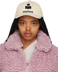 Isabel Marant White & Black Tyron Cap