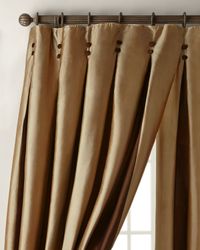 Each 96"L Inverted Pleat Curtain