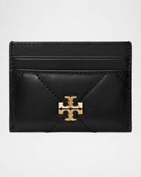 Kira Diamond Quilted Leather Card Case