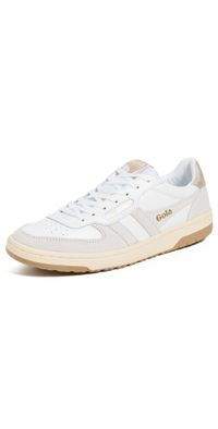 Gola Hawk Sneakers White/White/Gold 9