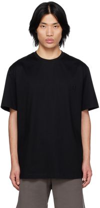 WOOYOUNGMI Black Printed T-Shirt