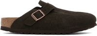 Birkenstock Brown Boston Soft Footbed Narrow Loafers