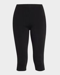 Compact Knit Capri Trousers