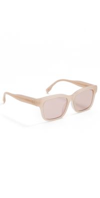Tory Burch Square Sunglasses Milky Nude One Size