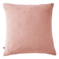 L'effet Papillon - Taie d'oreiller percale de coton - Taille 60x60 cm - Rose