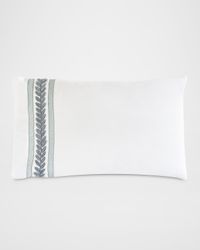 Amberlynn Velvet Leaf Sham, Left Border