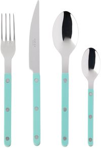 Sabre Green Bistrot Brilliant Flatware Set, 24 pcs