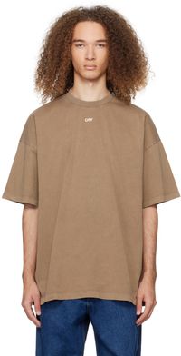 Off-White Tan S.Matthew Skate T-Shirt