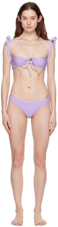 GUIZIO SSENSE Exclusive Purple Mona Bikini