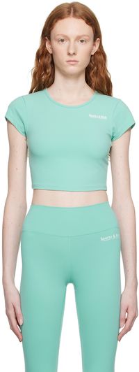 Sporty & Rich Blue Bonded T-Shirt