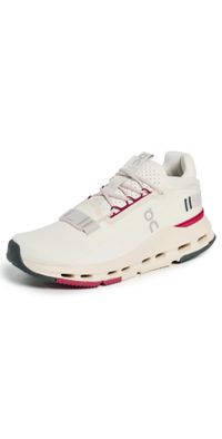On Cloudnova 2 Sneakers Ivory/Grenadine 10.5
