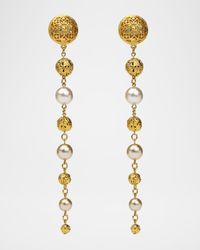 Multi-Drop Dangle Clip Earrings