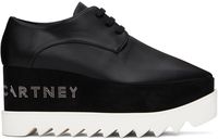 Stella McCartney Derbys Elyse noirs à plateforme et à logo