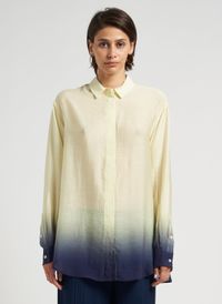 Samsoe Samsoe - Chemise ample col classique imprimée - Taille M - Jaune