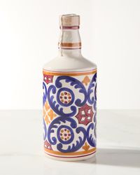 Extra Virgin Olive Oil in "Red Diamond" Barocco Bottle, 101.4 oz.