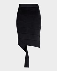 The Alma Draped Bodycon Skirt