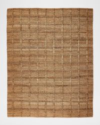 Grid Hand-Woven Jute Rug, 9' x 12'