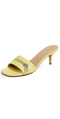 JW Anderson Biker Heel Sandals Lemonade 38