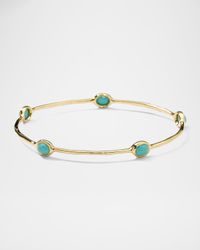 5-Stone Bangle in 18K Gold