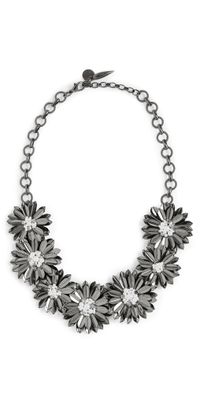 Deepa Gurnani Deepa by Deepa Gurnani Erena Necklace Gunmetal One Size