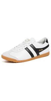 Gola Bullet Leather Sneakers White/Black/Gum 9.5