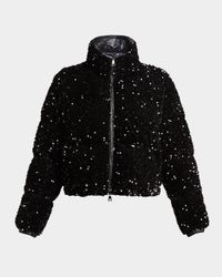 Louvi Sequined Short Down Jacket