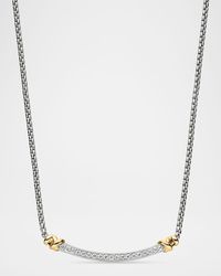 Petite Helena Wrap Diamond Station Necklace