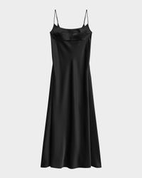 Sleeveless Satin Slip Dress