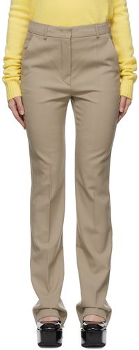Sportmax Tan Pure Wool Simone Trousers