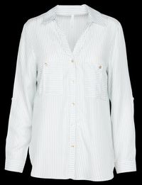 Imperial - Chemise Col V rayée - Taille L - Rose