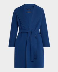 Messi Wool Belted Wrap Coat