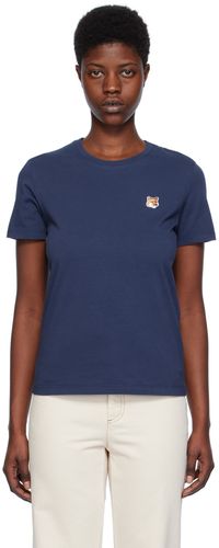 Maison Kitsuné Navy Fox Head T-Shirt