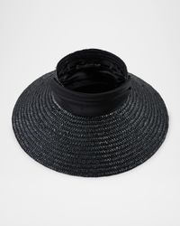 Arabella Open-Crown Straw Beach Hat