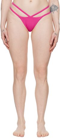 Versace Underwear Pink Medusa '95 Bikini Bottom