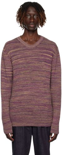 De Bonne Facture Purple Ribbed Sweater