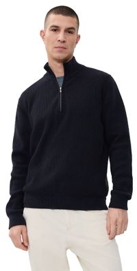 NN07 Danny Half Zip Sweater Navy Blue XL