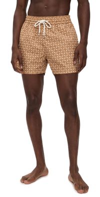 Frescobol Carioca Rio Swim Shorts Almond & Ivory M
