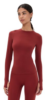 SET Airluxe Breathe Long Sleeve Top Snapper L