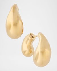18K Gold Finish Sterling Silver Drop Earrings
