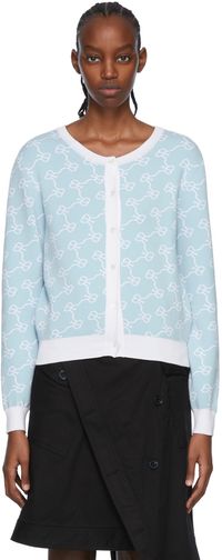 Rokh Blue Viscose Cardigan