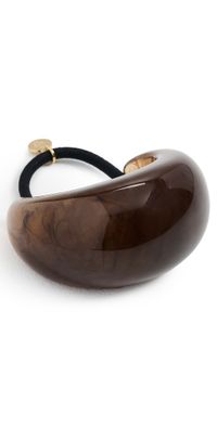 LELET NY Marble Dome Pony Cuff Tortoise One Size