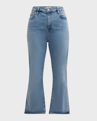 Le Crop Mini Boot Step Fray Jeans