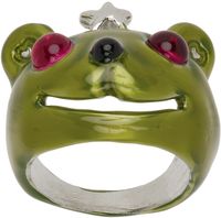 Collina Strada Green Princess Bear Ring