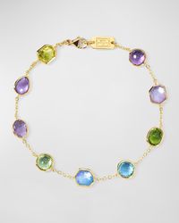 18K Gold Rock Candy 9-Stone Bracelet in Alpine