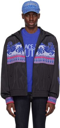 Versace Jeans Couture Black Animalier Jacket