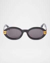 Harmony Oval Acetate Sunglasses