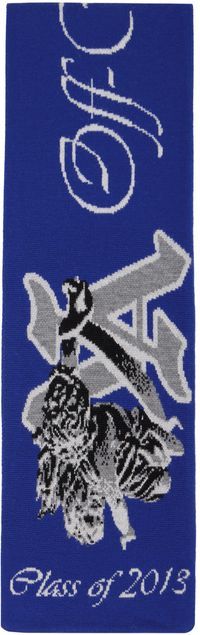 Off-White Blue VA Scarf