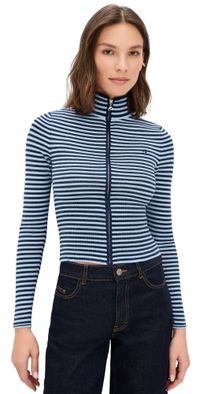 Miaou Vlad Zip Up Blue Stripe XL