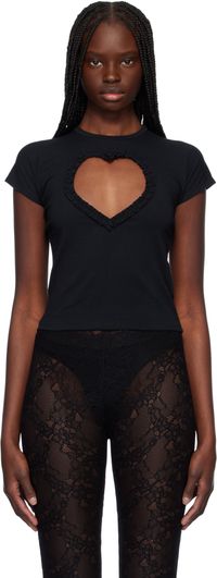 AMBUSH Black Heart Baby T-shirt